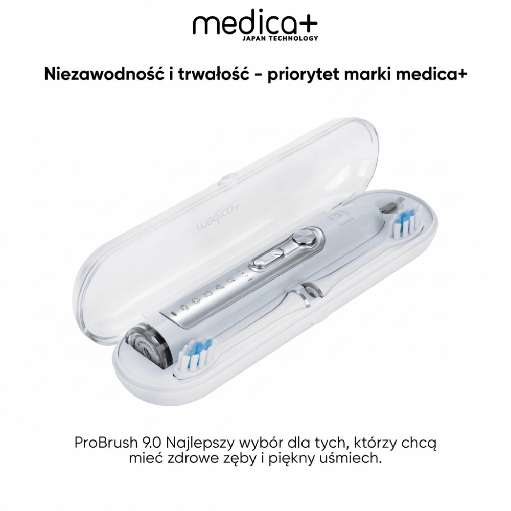 Szczoteczka ultradźwiękowa MEDICA+ PROBRUSH 9.0 white (Japonia)