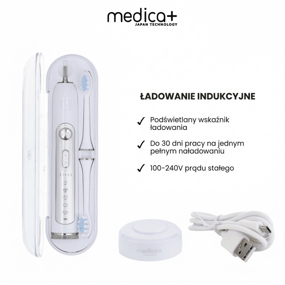 Szczoteczka ultradźwiękowa MEDICA+ PROBRUSH 9.0 white (Japonia)
