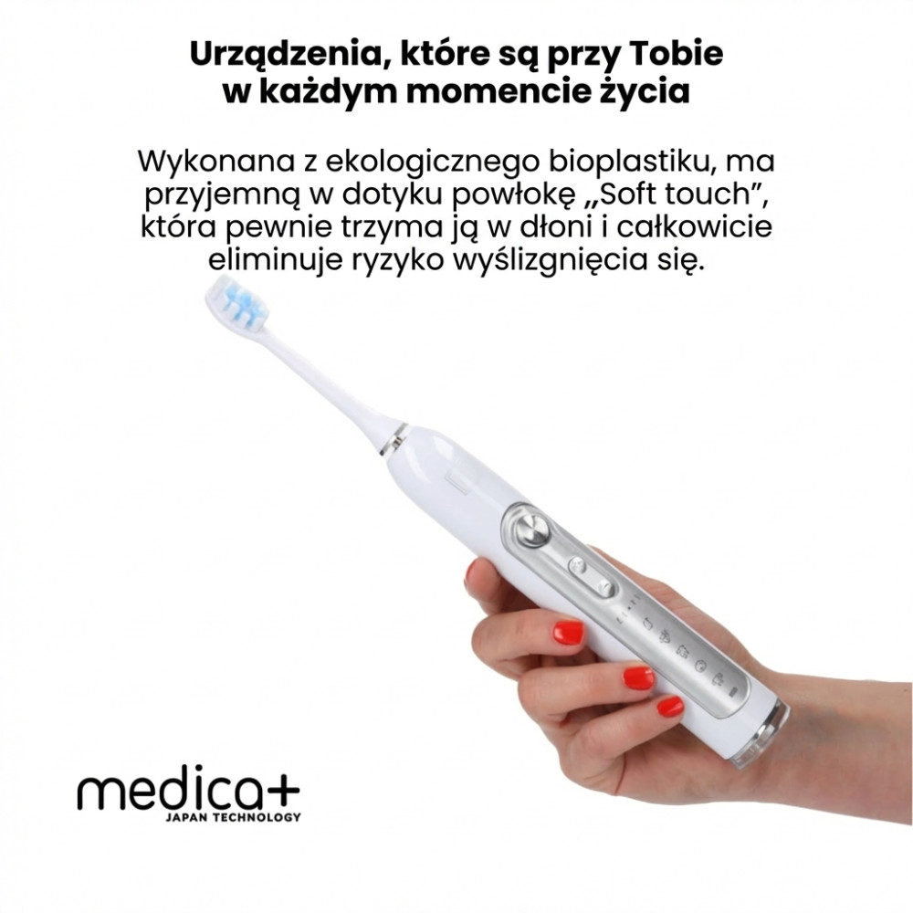 Szczoteczka ultradźwiękowa MEDICA+ PROBRUSH 9.0 white (Japonia)