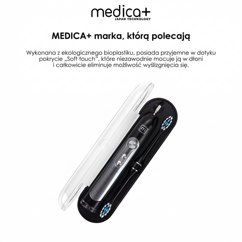 Szczoteczka ultradźwiękowa MEDICA+ PROBRUSH 9.0 black (Japonia)