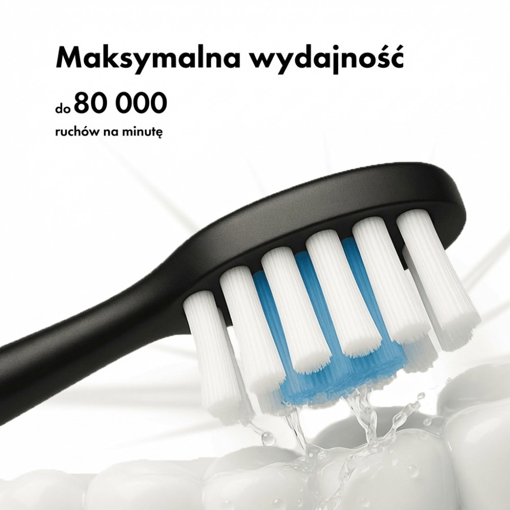 Szczoteczka ultradźwiękowa MEDICA+ PROBRUSH 9.0 black (Japonia)