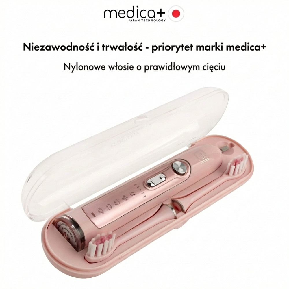 Szczoteczka ultradźwiękowa MEDICA+ PROBRUSH 9.0 w kolorze fuksja (Japonia)