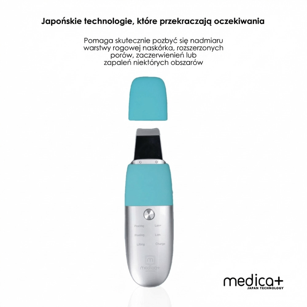 Ultradźwiękowe urządzenie do oczyszczania skóry twarzy MEDICA+ Vibroskin 8.0 (Japonia)