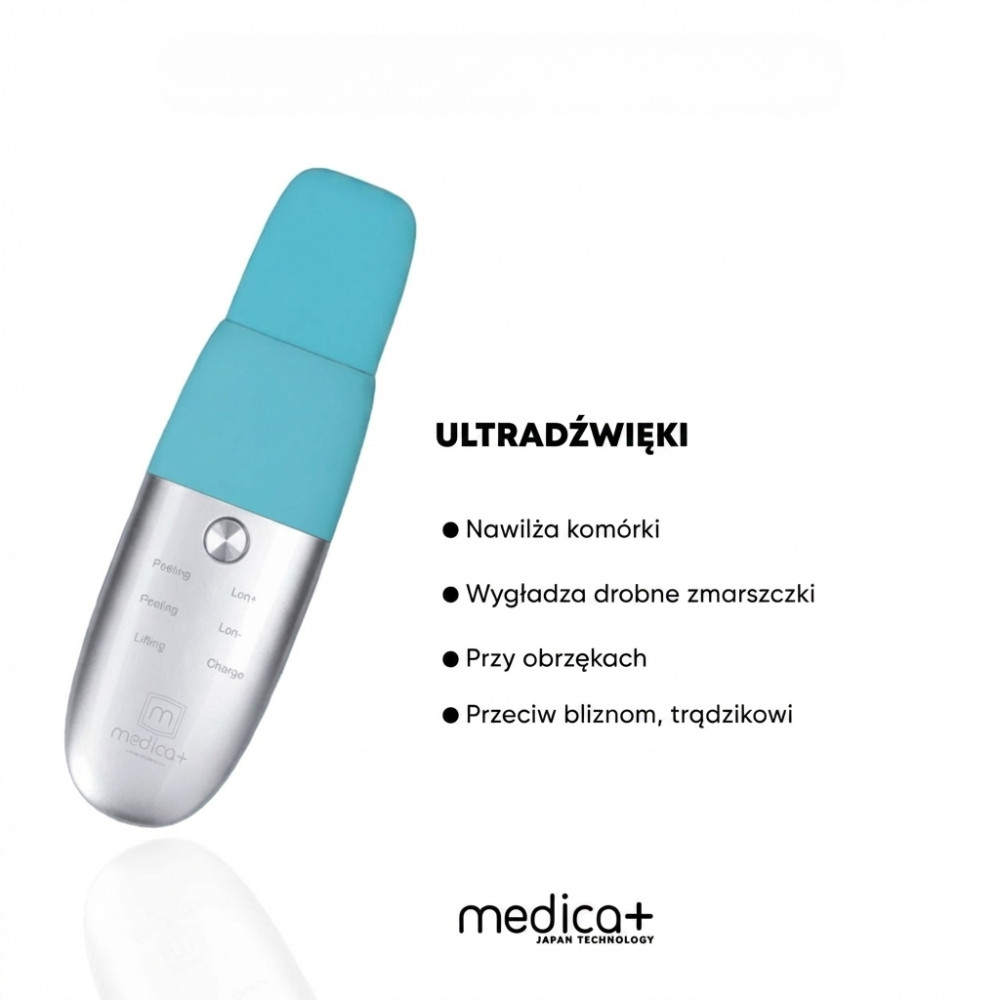 Ultradźwiękowe urządzenie do oczyszczania skóry twarzy MEDICA+ Vibroskin 8.0 (Japonia)