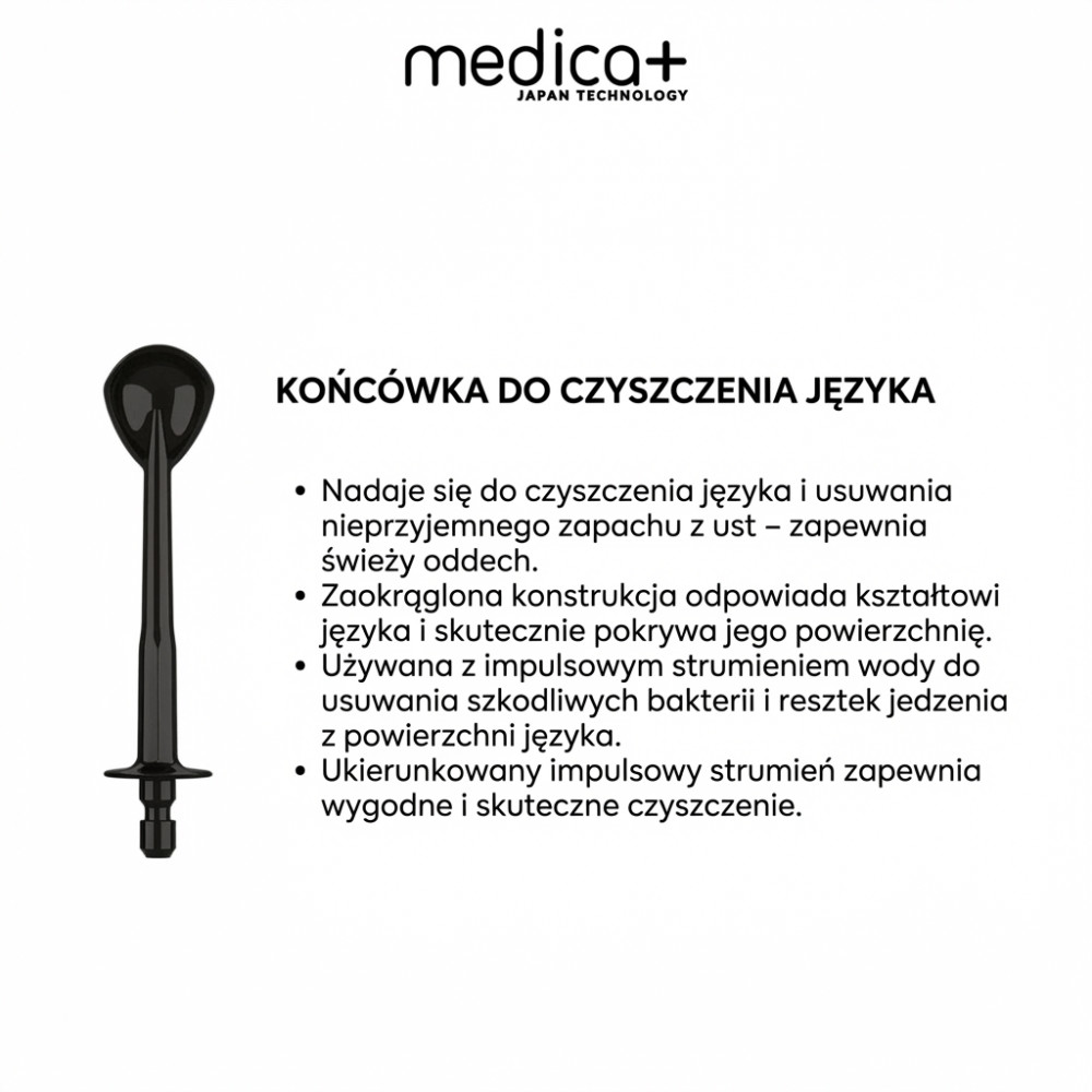 Zestaw końcówek do irygatora MEDICA+ Prowater Clean 7.0 (Japonia)