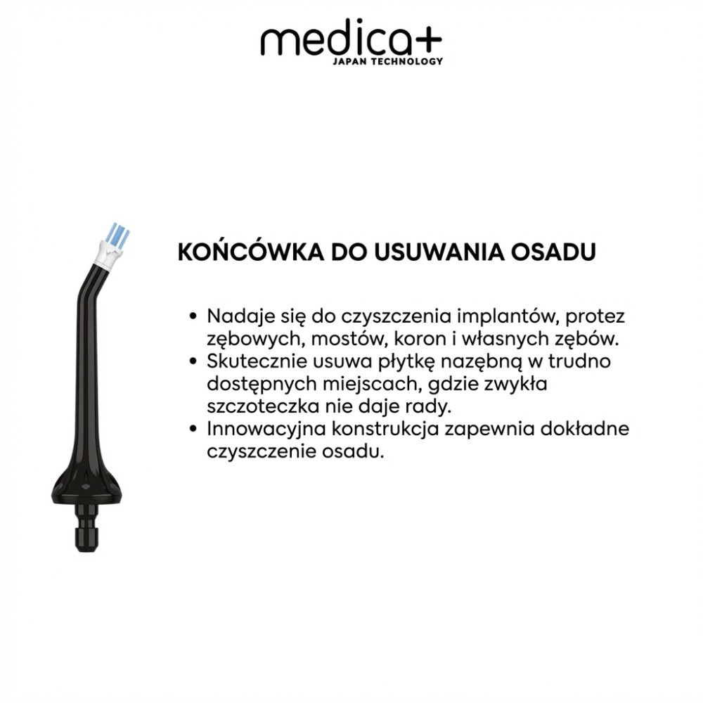 Zestaw końcówek do irygatora MEDICA+ Prowater Clean 7.0 (Japonia)