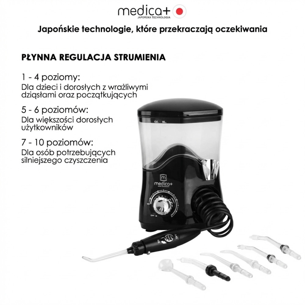 Stacjonarny irygator MEDICA+ PROWATER STATION 7.0 BL (Japonia)
