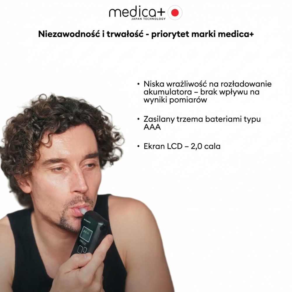Alkomat elektrochemiczny MEDICA+ Alco Control 9.0 PRO (Japonia)