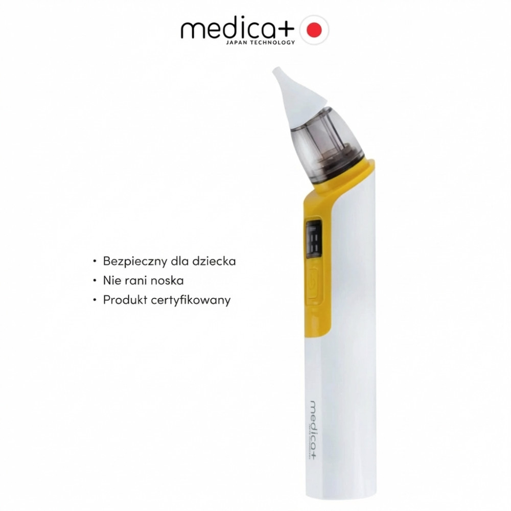 Aspirator do nosa MEDICA+ NOSE CLEANER 6.0, kolor żółty (Japonia)