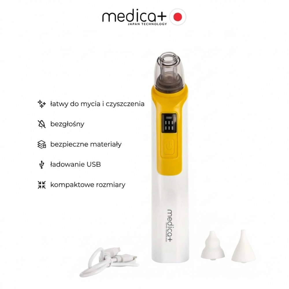 Aspirator do nosa MEDICA+ NOSE CLEANER 6.0, kolor żółty (Japonia)