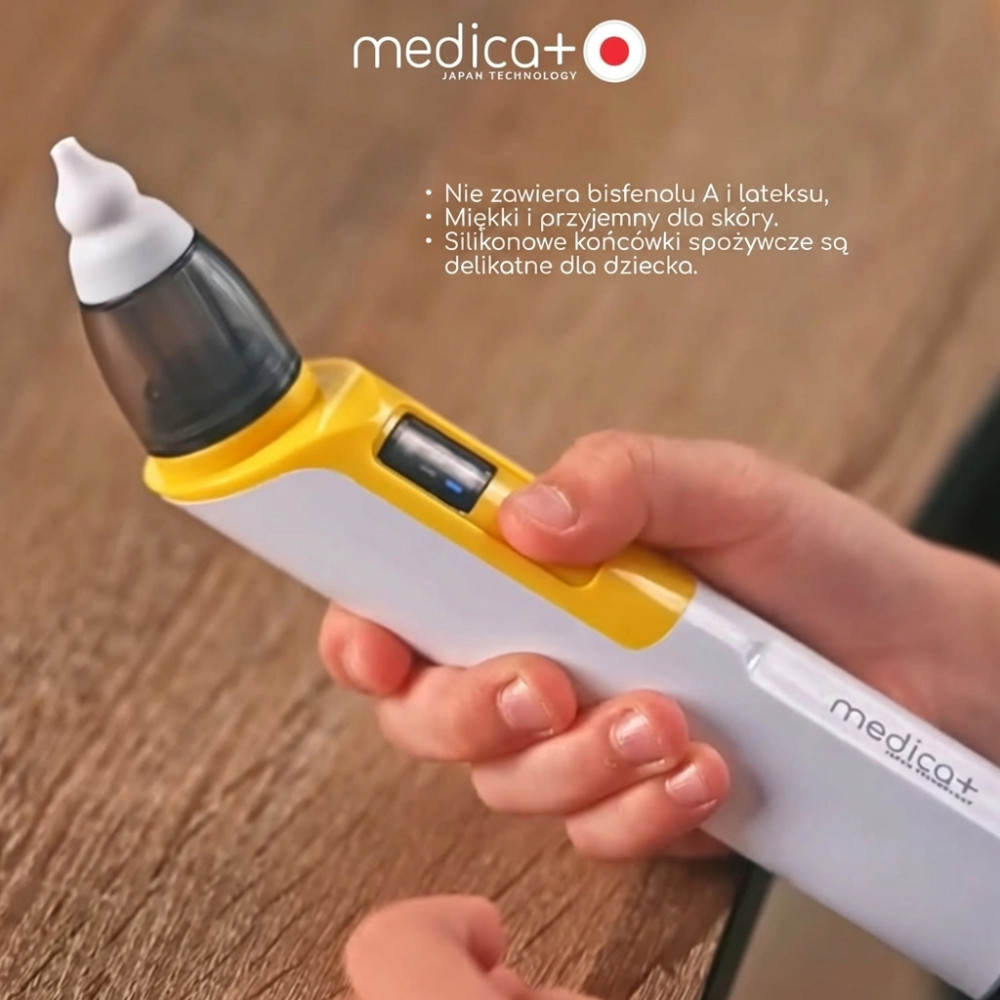 Aspirator do nosa MEDICA+ NOSE CLEANER 6.0, kolor żółty (Japonia)