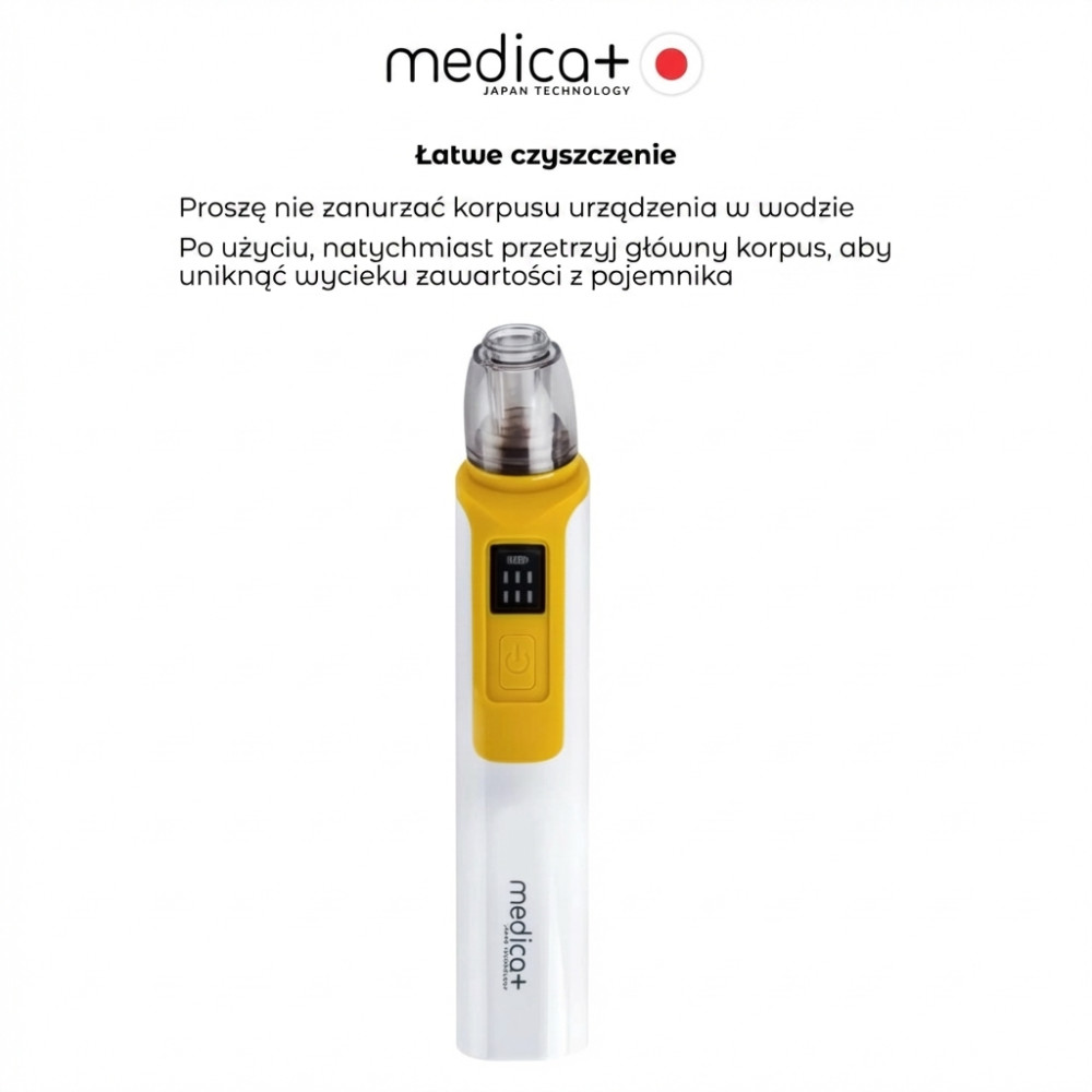 Aspirator do nosa MEDICA+ NOSE CLEANER 6.0, kolor żółty (Japonia)