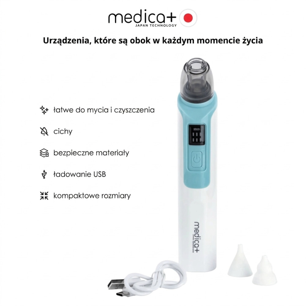 Aspirator do nosa MEDICA+ NOSE CLEANER 6.0 niebieski (Japonia)