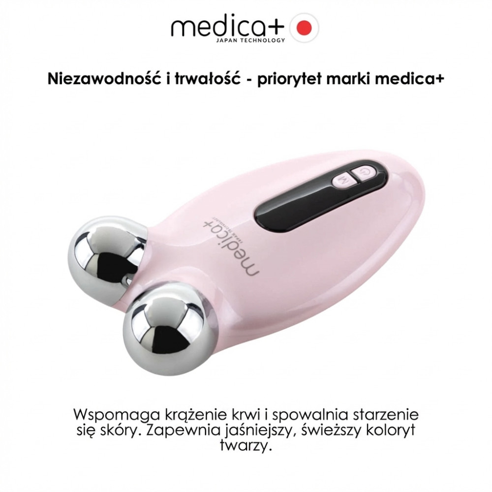 Lifting mikroprądowy MEDICA+ Skin Lifting 6.0 różowy (Japonia)