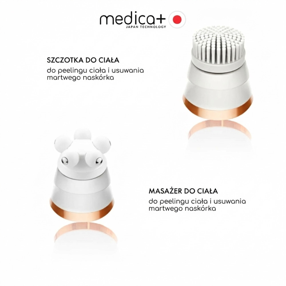 Elektryczny pilnik-pumeks 4 w 1 MEDICA+ BodyControl 4v1 (Japonia)
