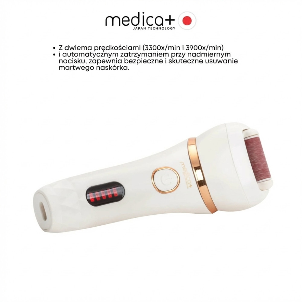 Elektryczny pilnik-pumeks 4 w 1 MEDICA+ BodyControl 4v1 (Japonia)