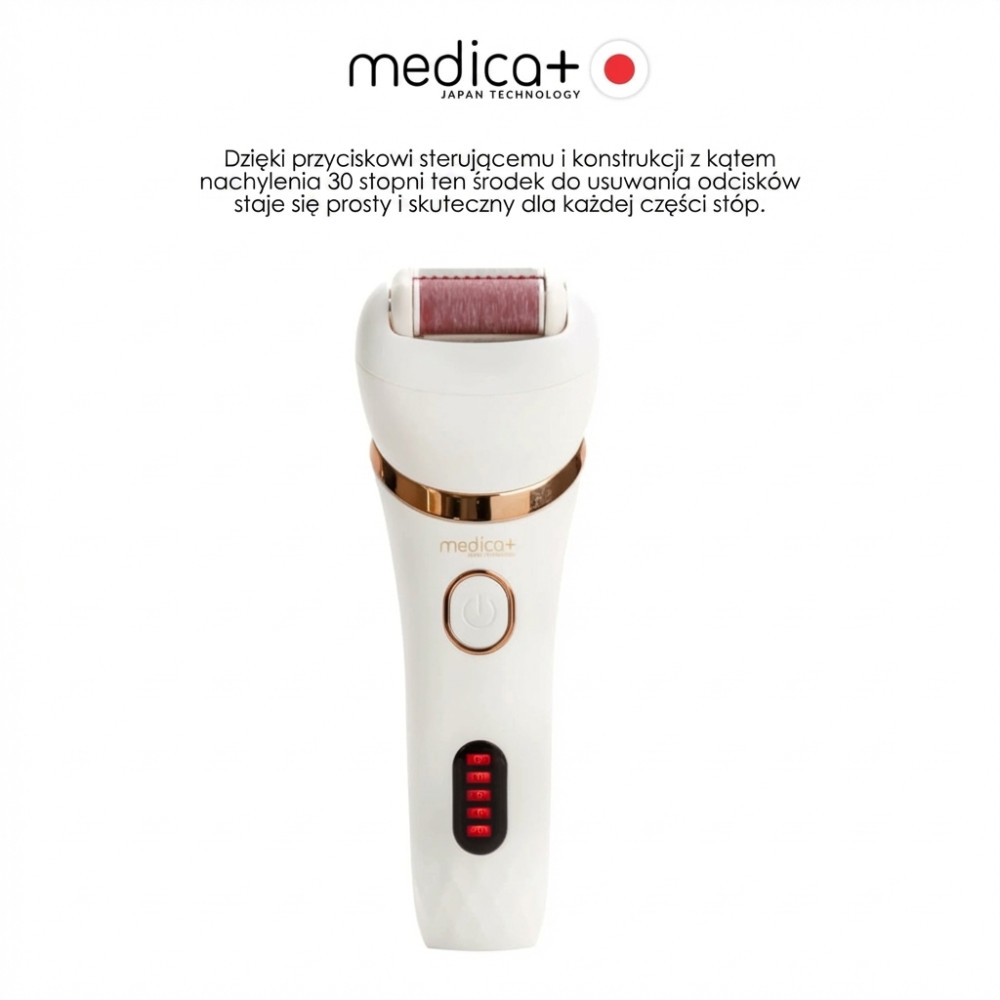 Elektryczny pilnik-pumeks 4 w 1 MEDICA+ BodyControl 4v1 (Japonia)