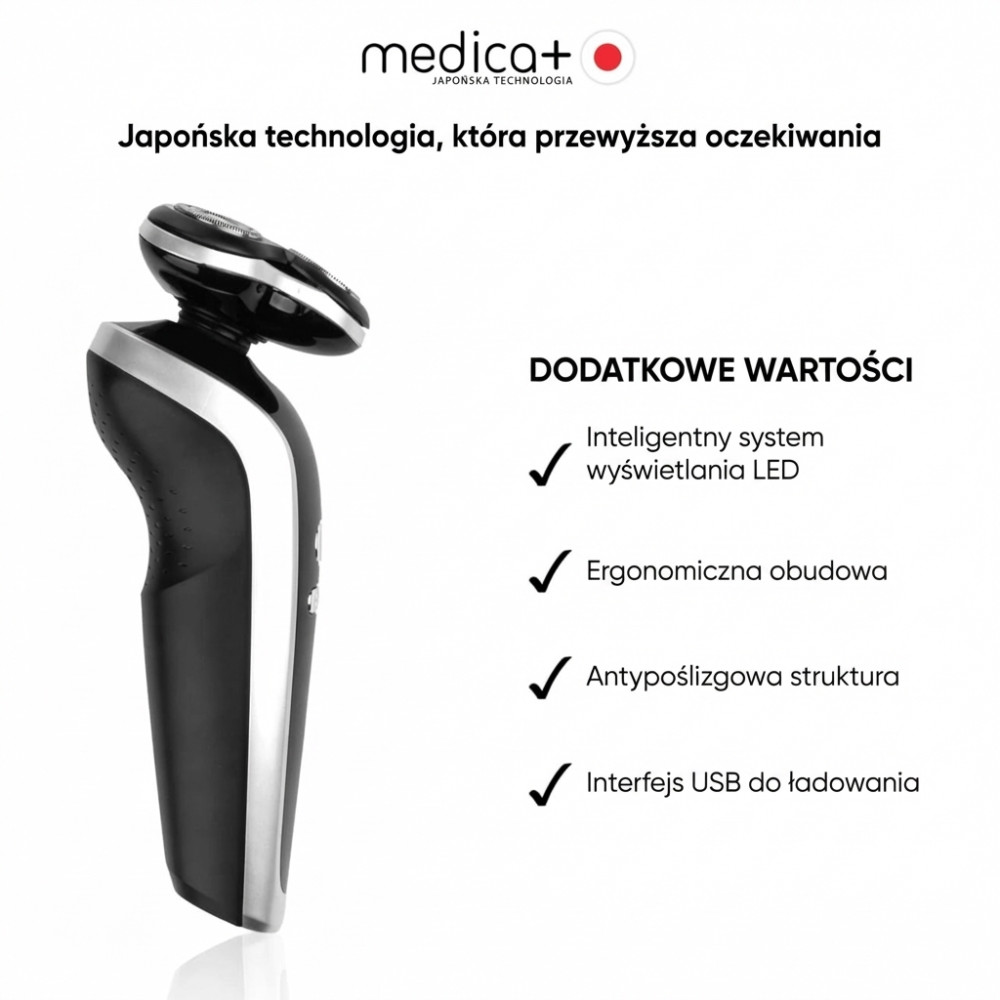 Golarka elektryczna 4 w 1 MEDICA+ Shaver 4v1 (Japonia)