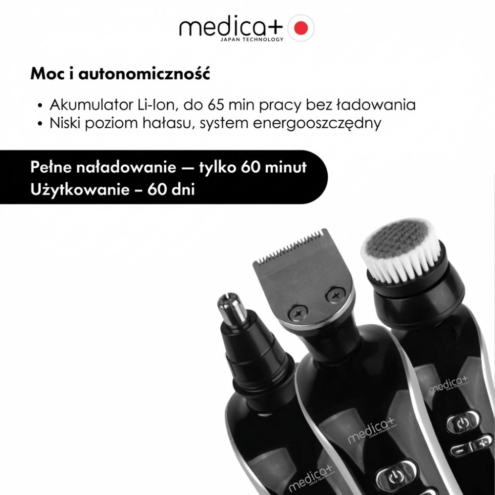 Golarka elektryczna 4 w 1 MEDICA+ Shaver 4v1 (Japonia)