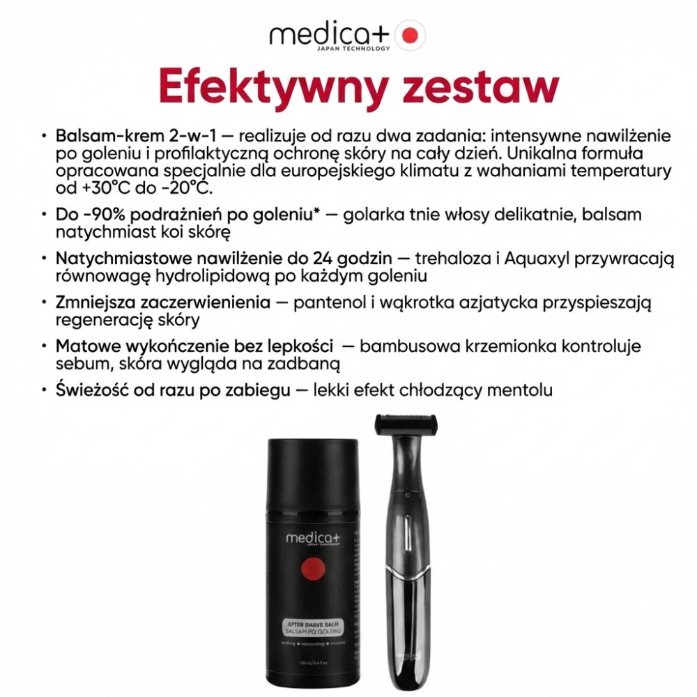 Trymer elektryczny 4 w 1 MEDICA+ Trimmer 8.0 (Japonia)