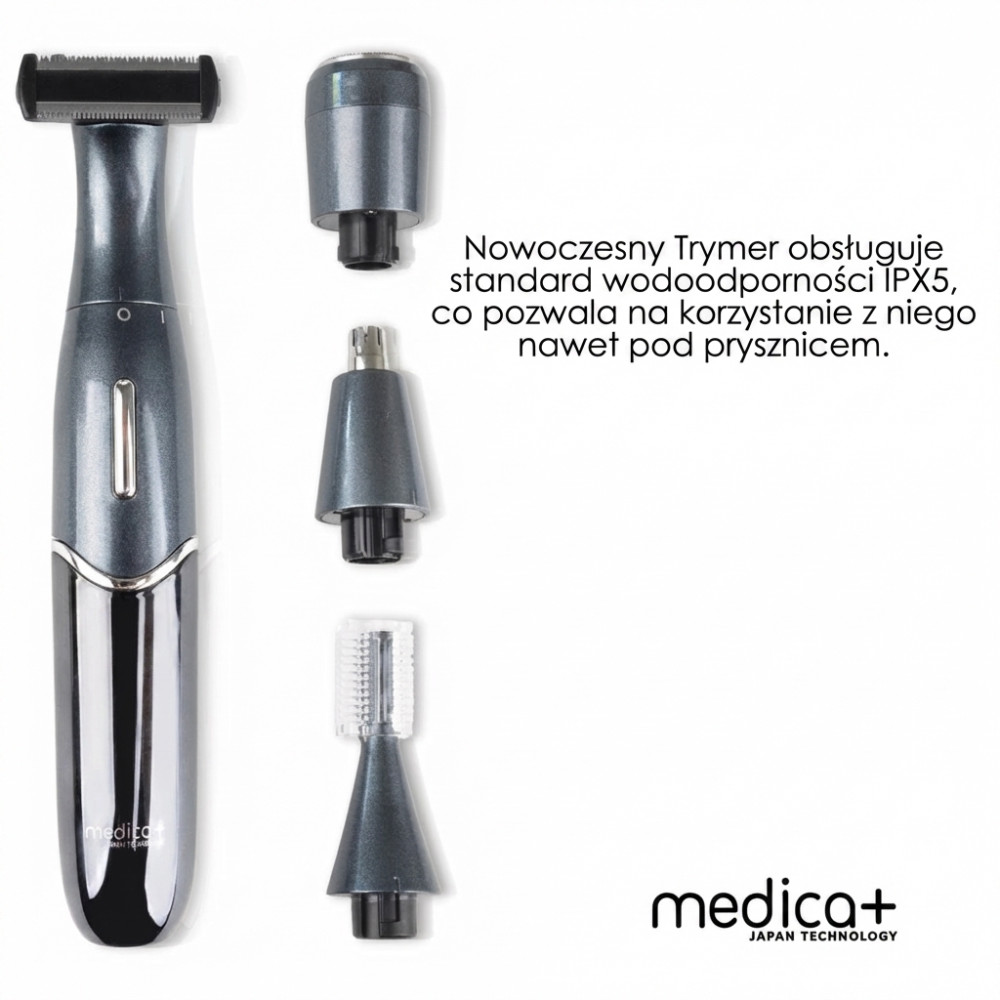 Trymer elektryczny 4 w 1 MEDICA+ Trimmer 8.0 (Japonia)