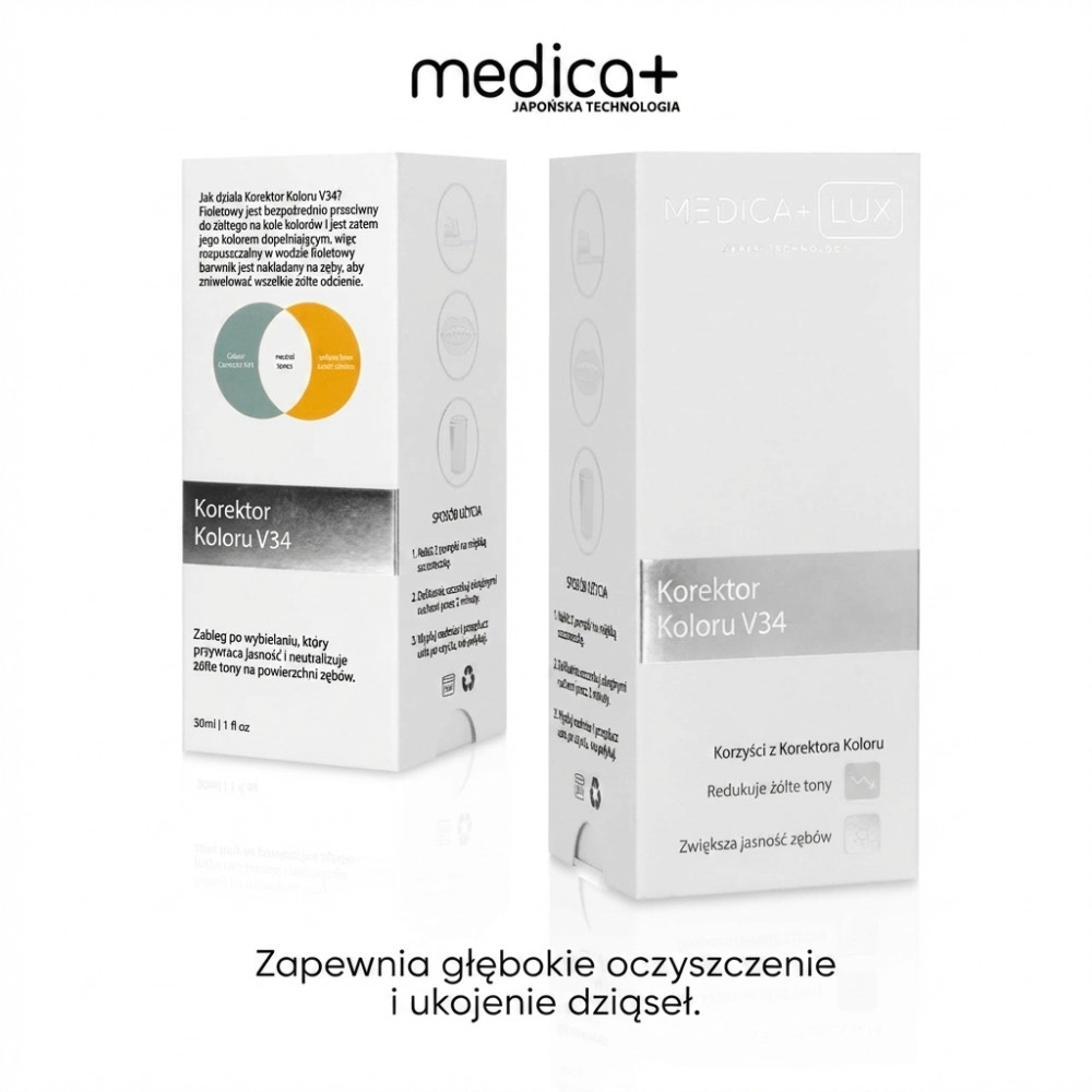 Korektor wybielający do zębów MEDICA+ V34