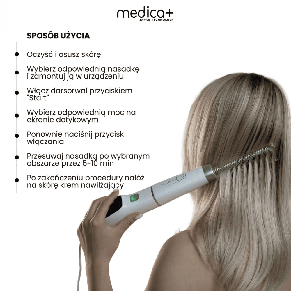 Aparat Darsonval MEDICA+ Lux Darsoline 8.0 (Japonia)