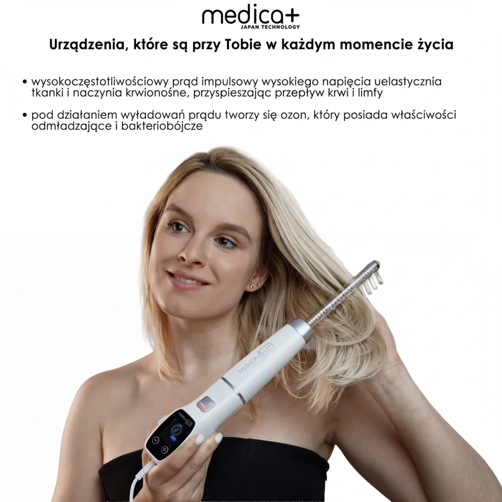 Aparat Darsonval MEDICA+ Lux Darsoline 8.0 (Japonia)