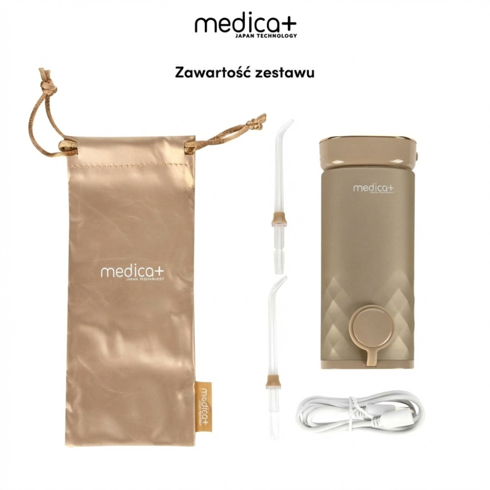 Przenośny irygator MEDICA+ Lux Prowater 10 Gold Soft Touch (Japonia)