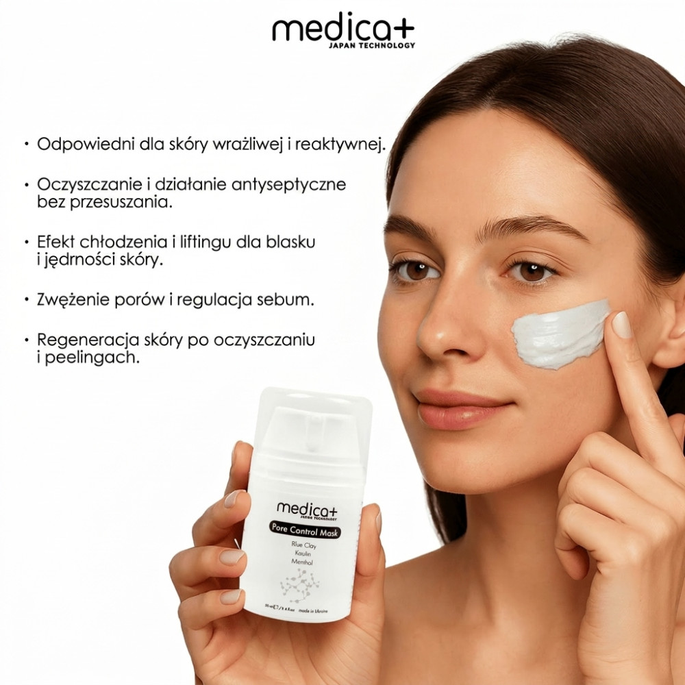 Maska zwężająca pory MEDICA+ Pore Control Mask (50 ml)
