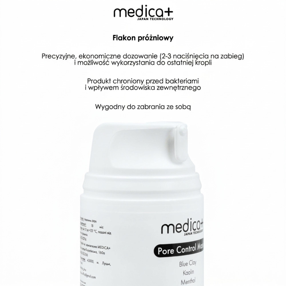 Maska zwężająca pory MEDICA+ Pore Control Mask (50 ml)