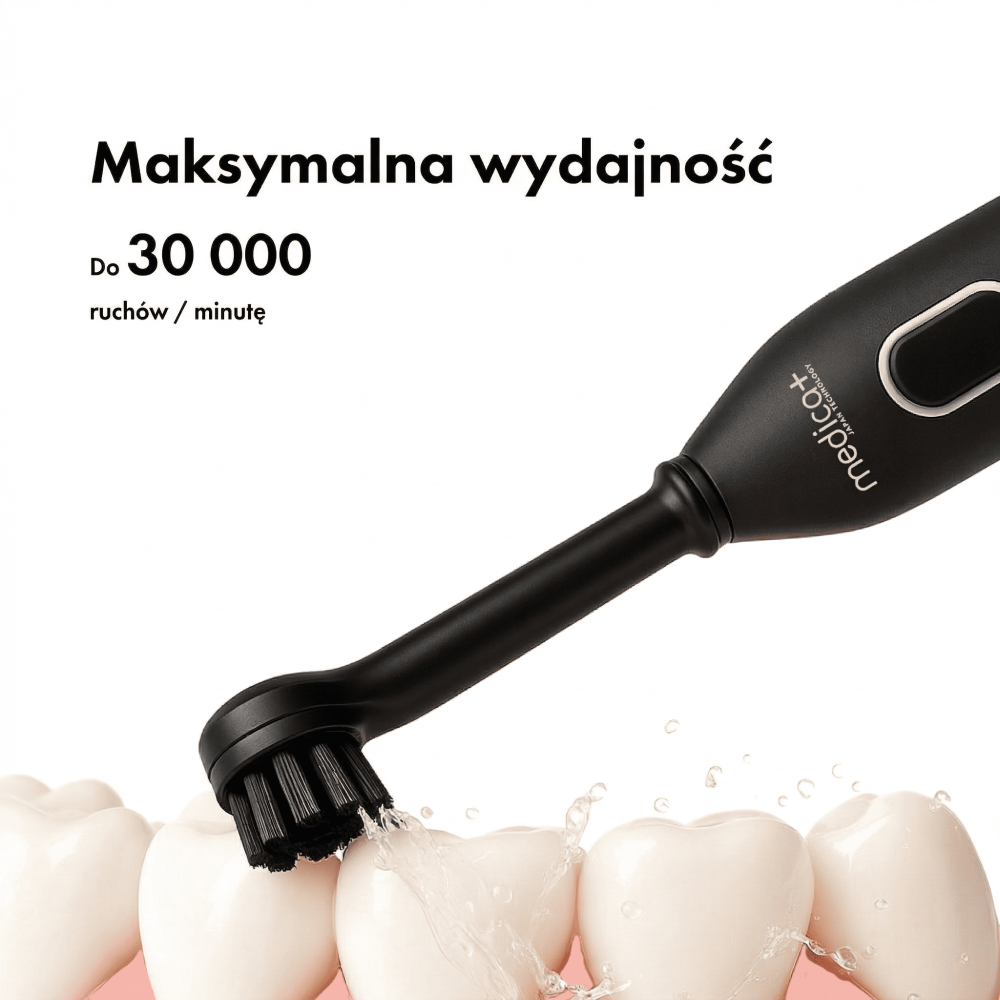Elektryczna szczoteczka MEDICA+ ProBrush XO Carbon Soft Touch (black) (Japonia)
