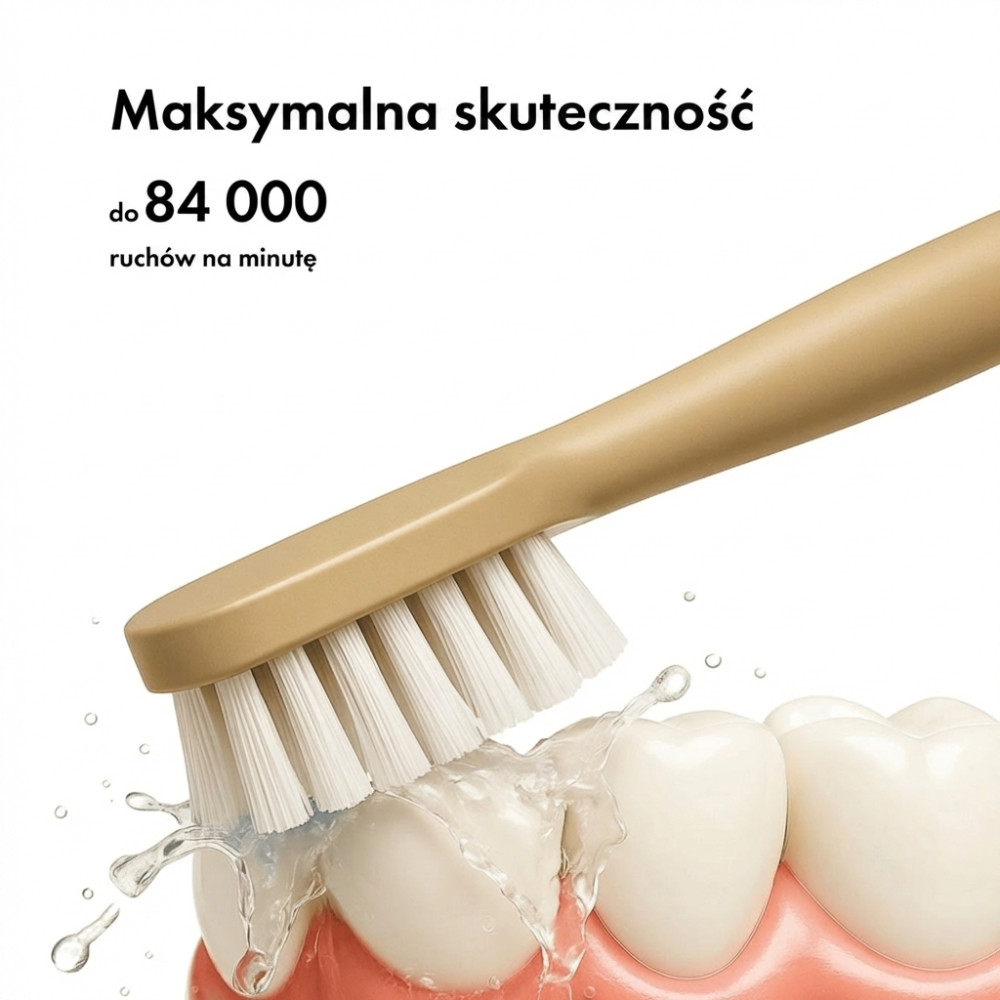 Szczoteczka do zębów z funkcją wibracji MEDICA+ ProBrush 11 GOLD Soft-Touch (Japonia)