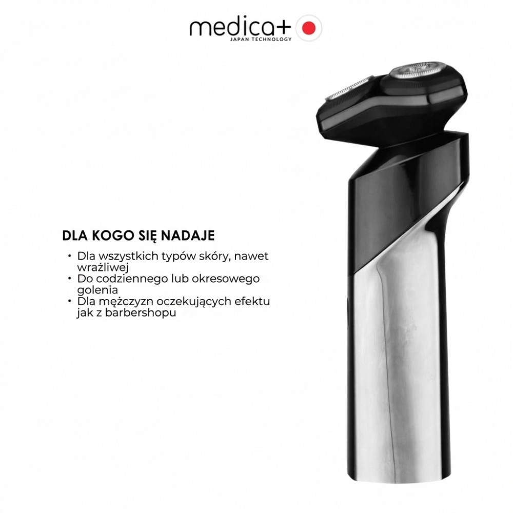 Elektryczna maszynka do golenia MEDICA+ STEEL 6500 (Japonia)