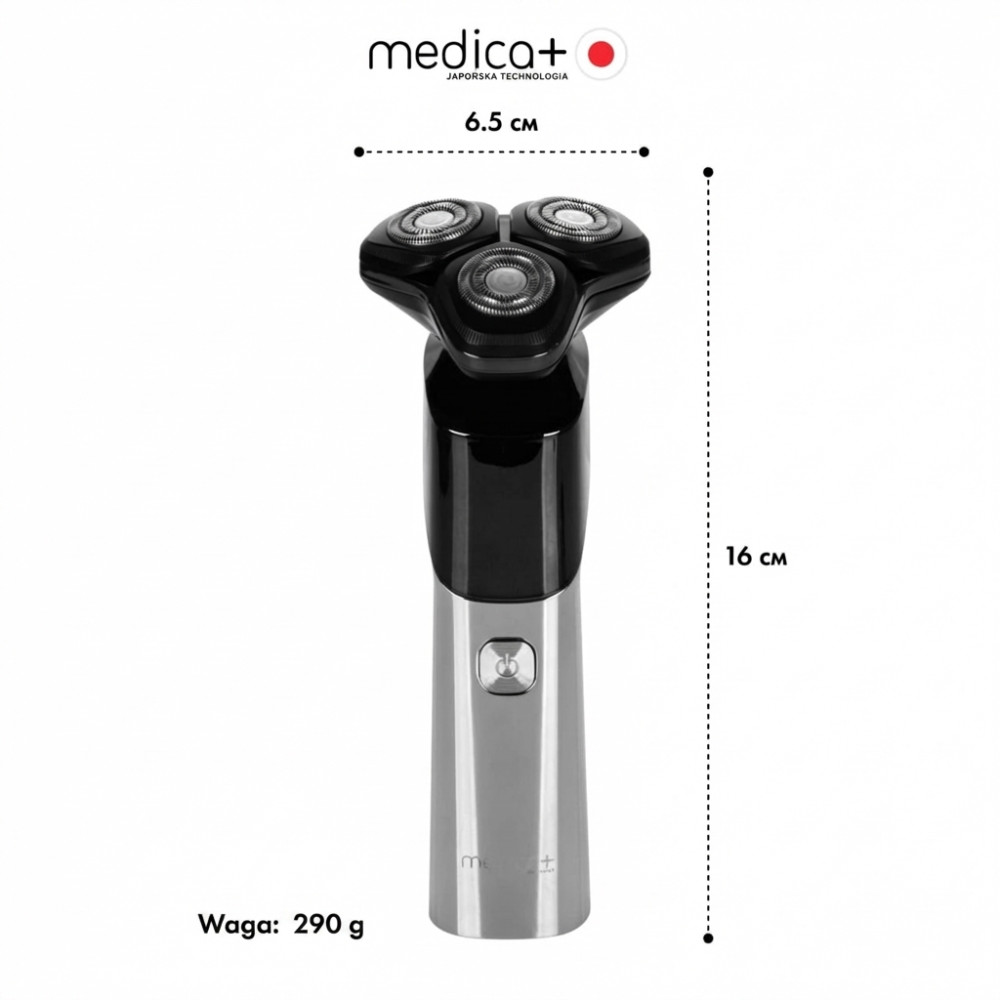 Elektryczna maszynka do golenia MEDICA+ STEEL 6500 (Japonia)