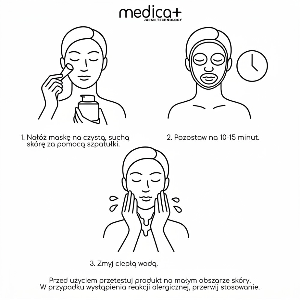 Maska zwężająca pory MEDICA+ Pore Control Mask (200 ml)