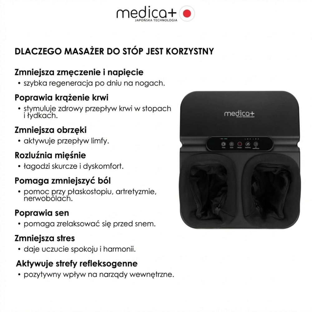 Masażer do stóp MEDICA+ FootMass 7.0 (Japonia)