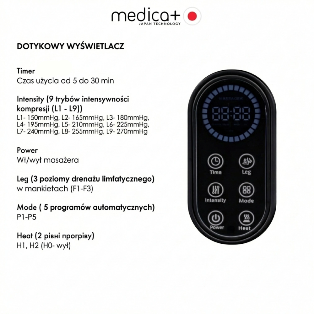 Masażer do stóp MEDICA+ FootMass 8.0 (Japonia)