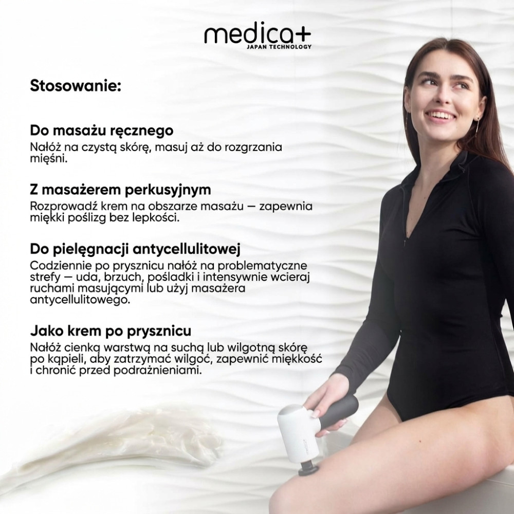 Krem do masażu ciała do wszystkich rodzajów skóry (200 ml) MEDICA+
