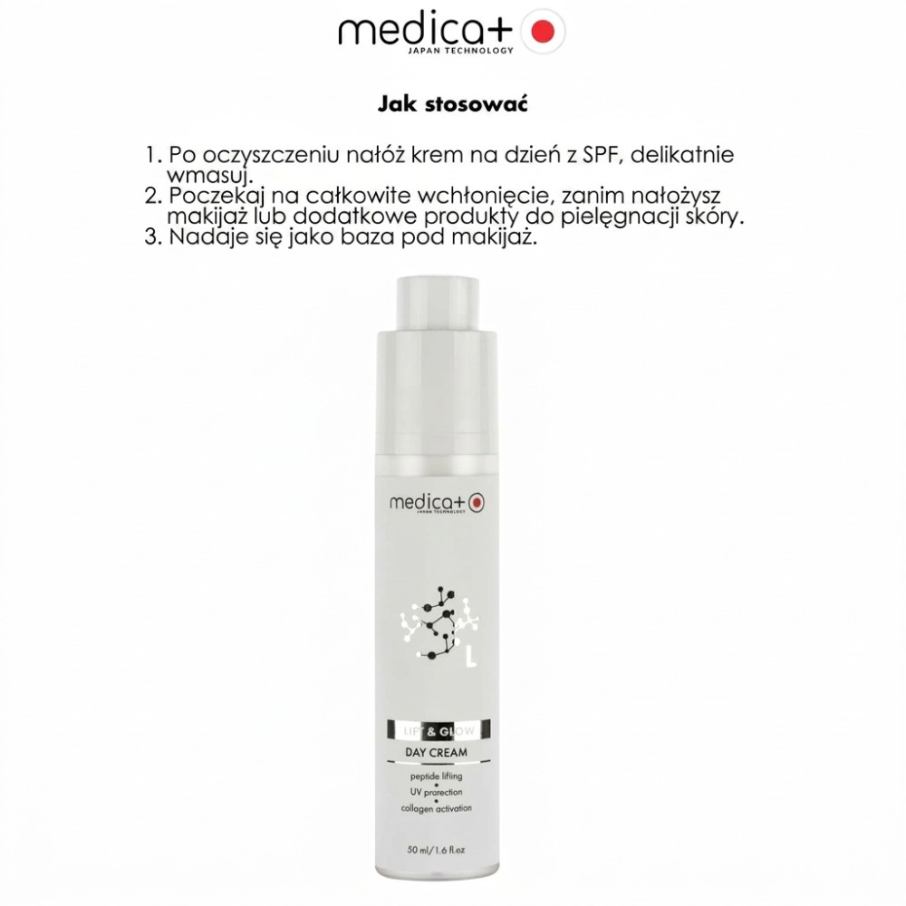 Krem na dzień do twarzy MEDICA+ Lift & Glow Day Cream SPF 30 (50 ml)