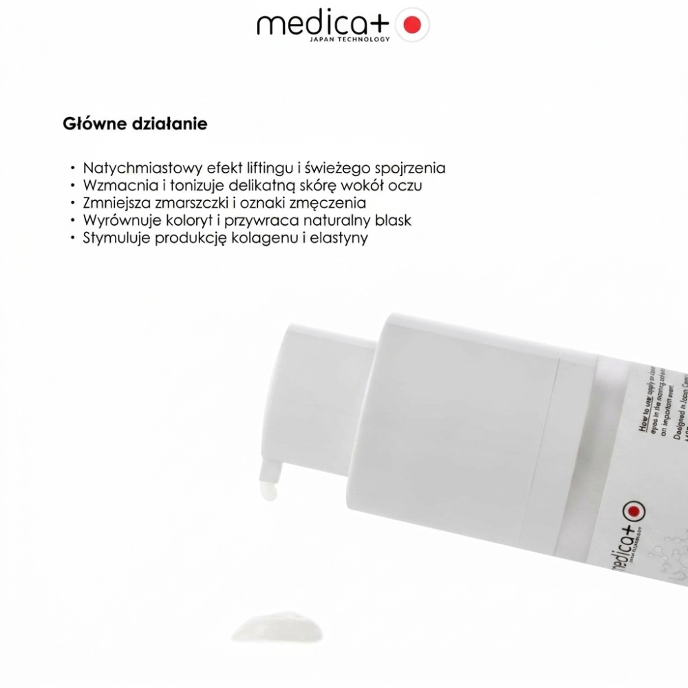 Krem liftingujący do skóry wokół oczu MEDICA+ Lift &amp;amp; Glow Eye Cream (15 ml)