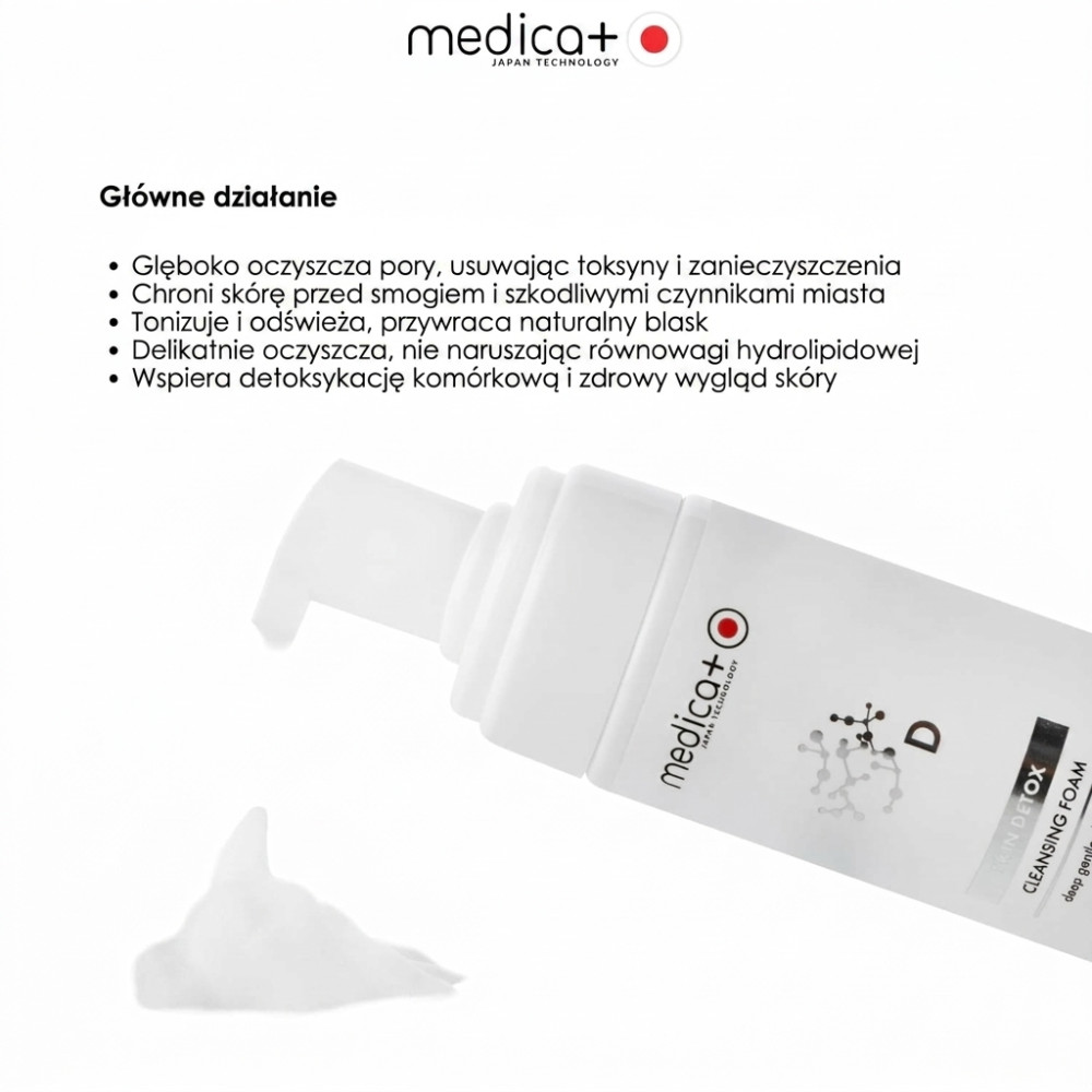 Pianka oczyszczająca do skóry MEDICA+ Skin Detox Cleansing Foam 