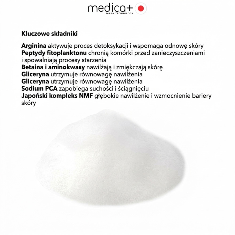 Pianka oczyszczająca do skóry MEDICA+ Skin Detox Cleansing Foam 