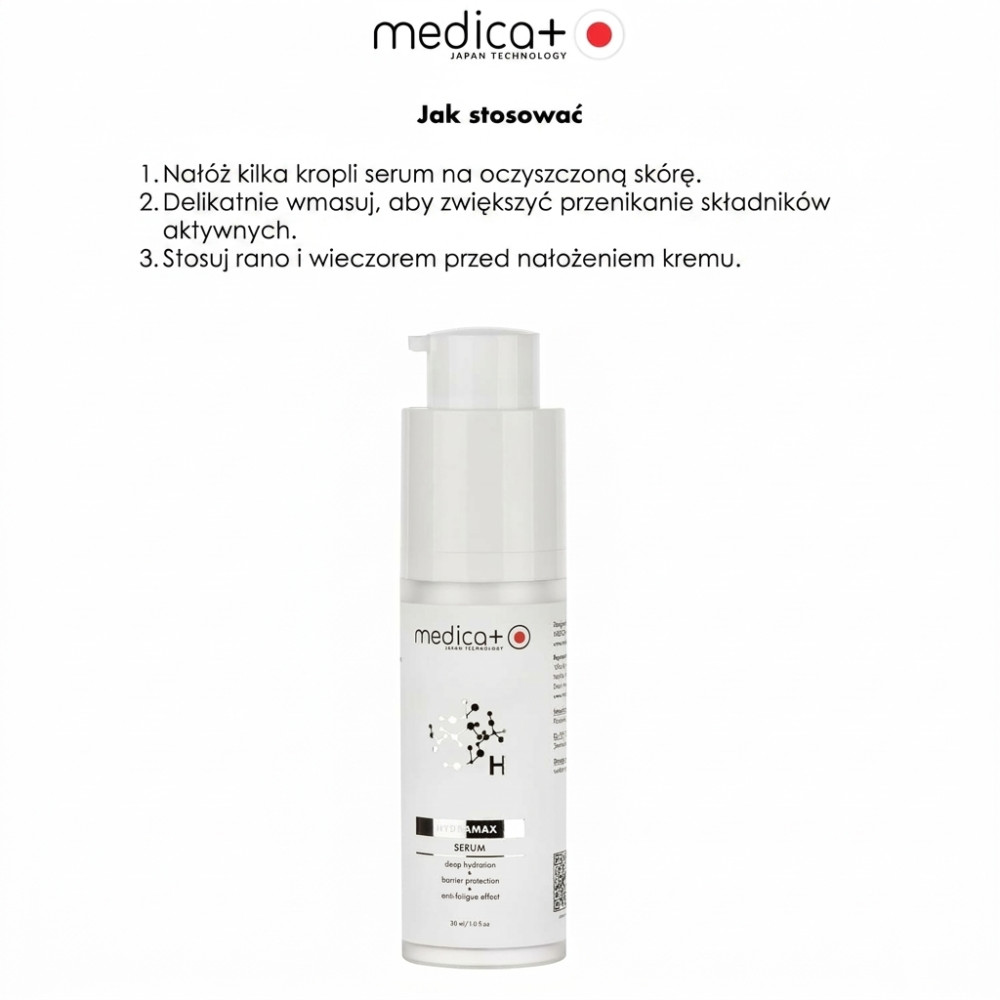 Nawilżające serum do twarzy MEDICA+ Hydramax Serum (30 ml)