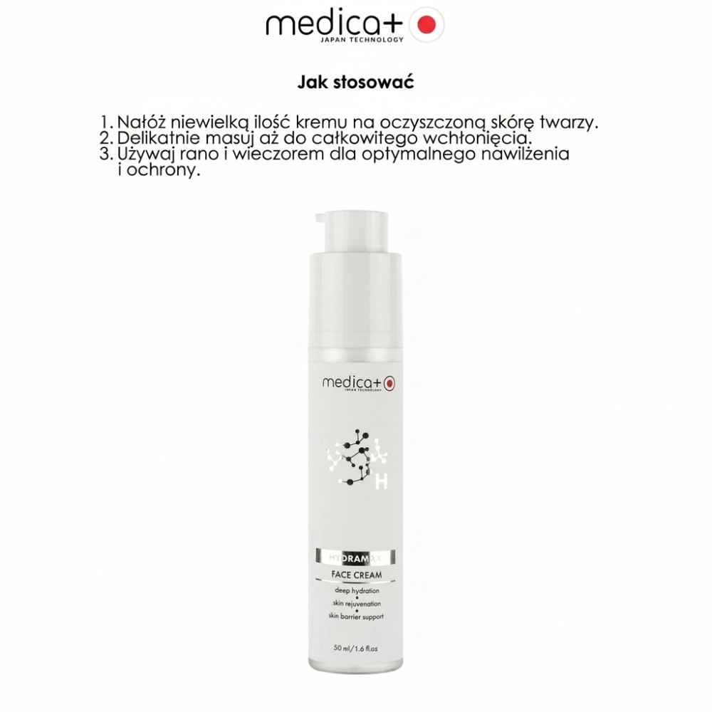 Krem nawilżający do twarzy MEDICA+ Hydramax Face Cream (50 ml)