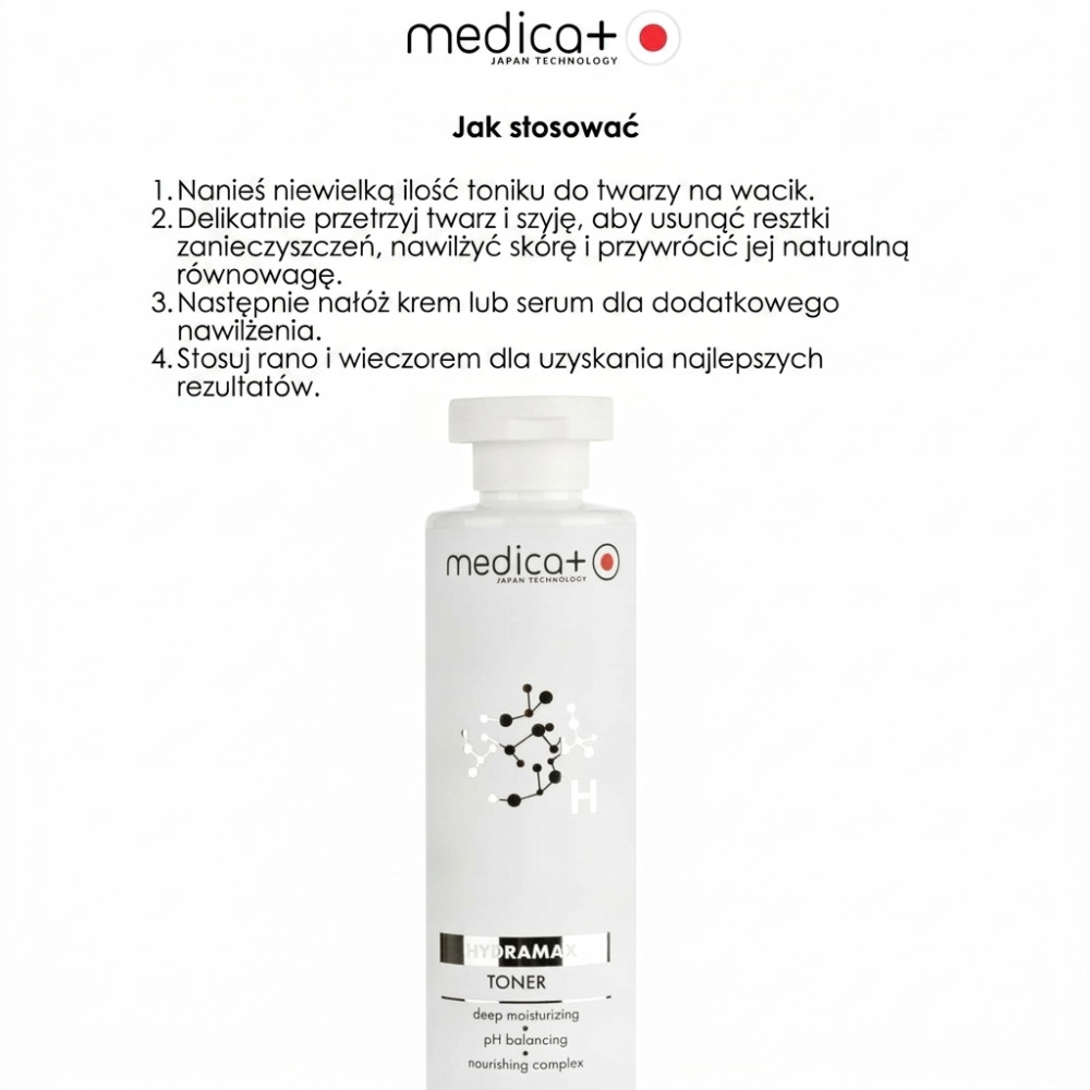Nawilżający tonik do twarzy MEDICA+ Hydramax Toner (250 ml)