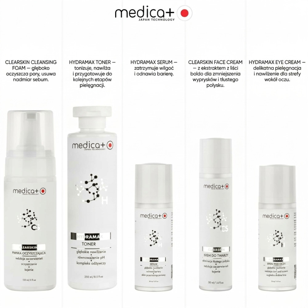 Zestaw kosmetyków MEDICA+ Beauty Box „Świeżość i czystość skóry”