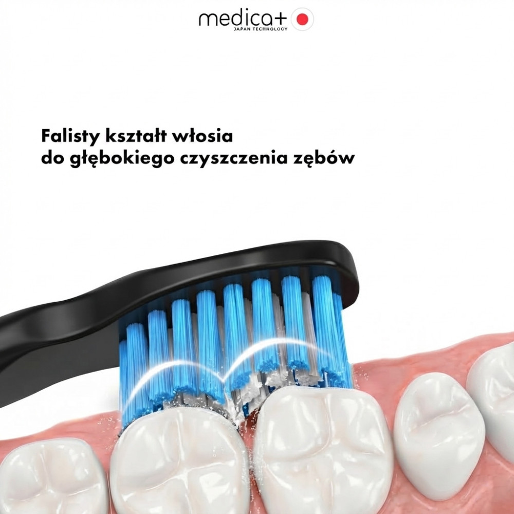 Ultradźwiękowa szczoteczka do zębów MEDICA+ PROBRUSH 8.0 Black (Japonia)