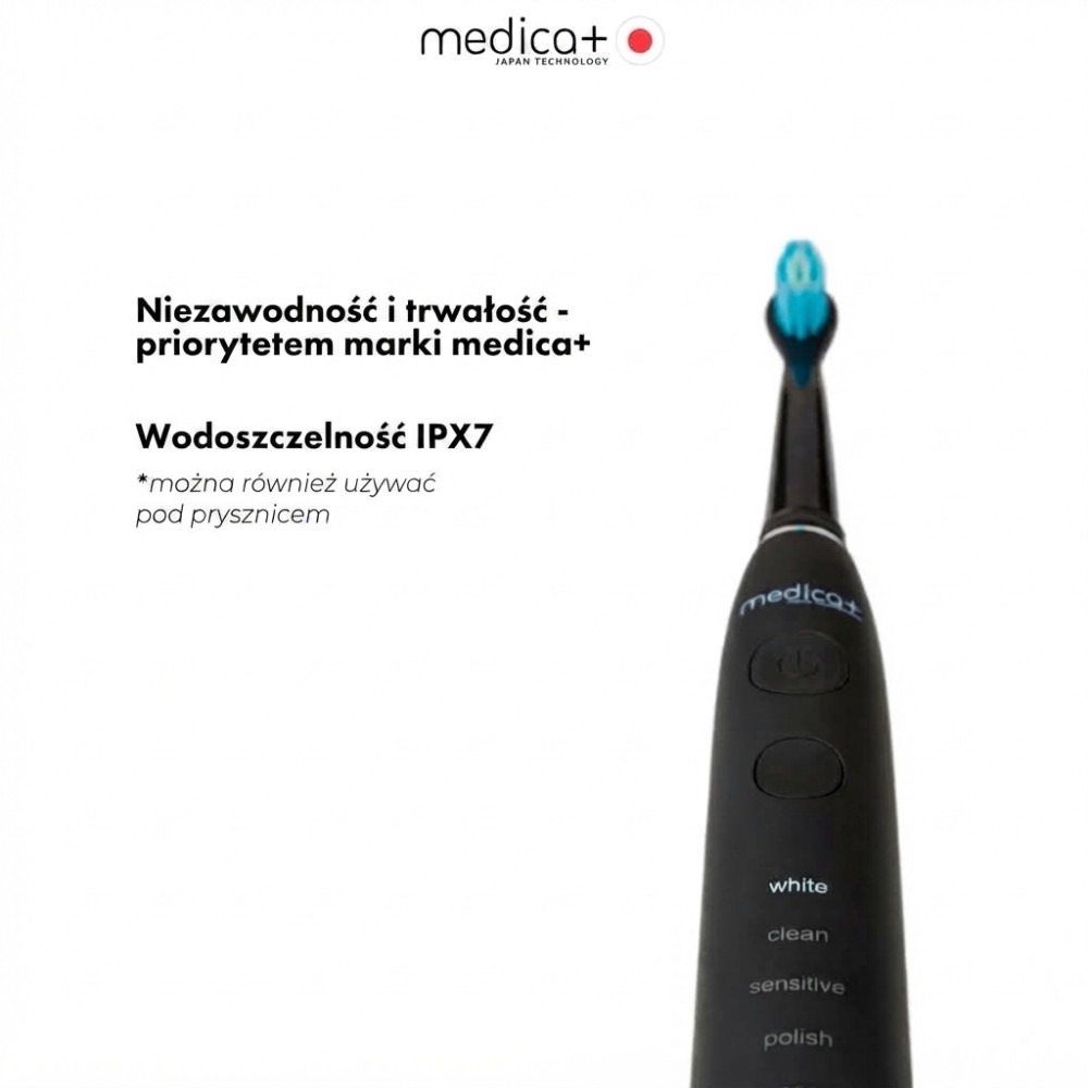 Ultradźwiękowa szczoteczka do zębów MEDICA+ PROBRUSH 8.0 Black (Japonia)