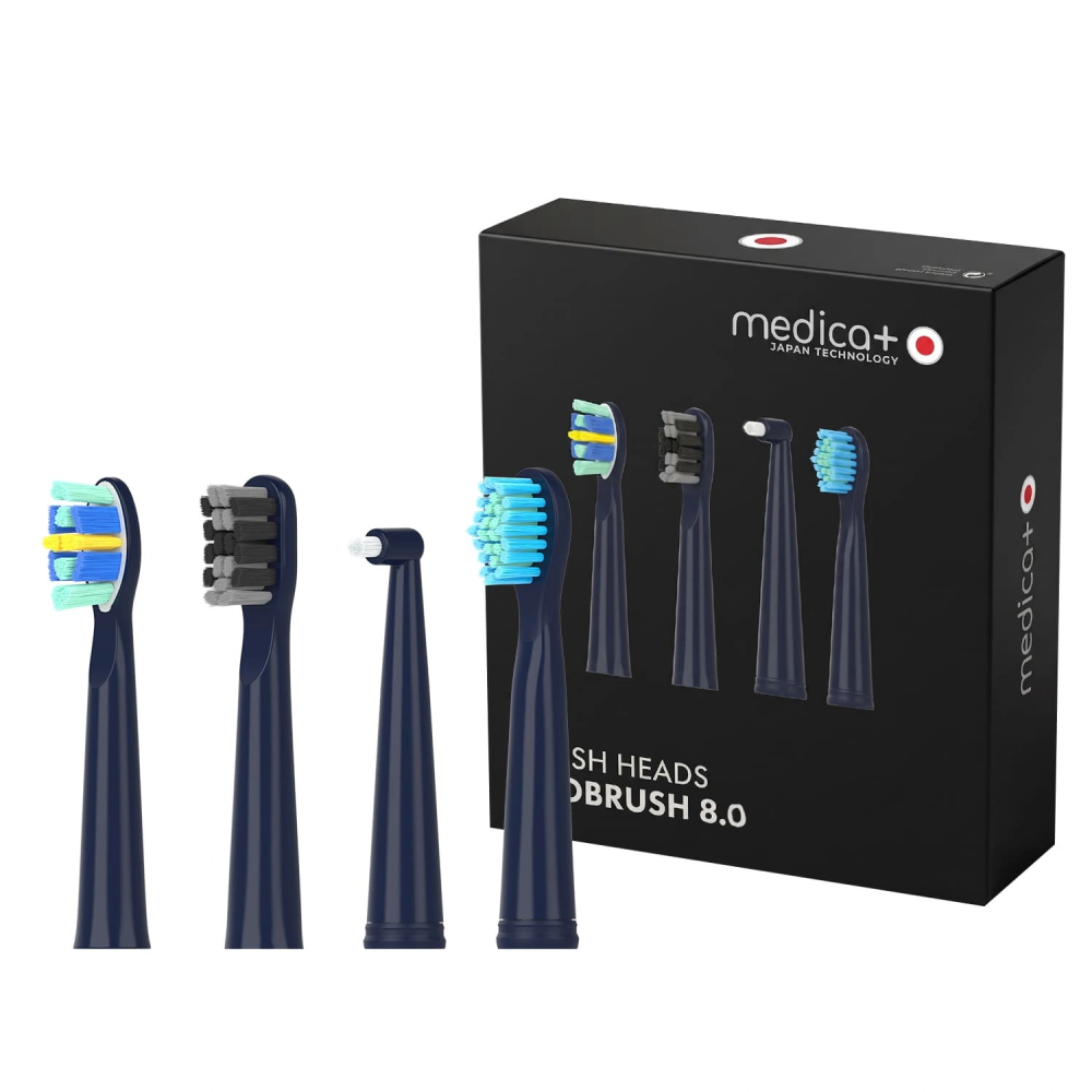 Końcówki do szczoteczki ultradźwiękowej MEDICA + PROBRUSH 8.0 blue
